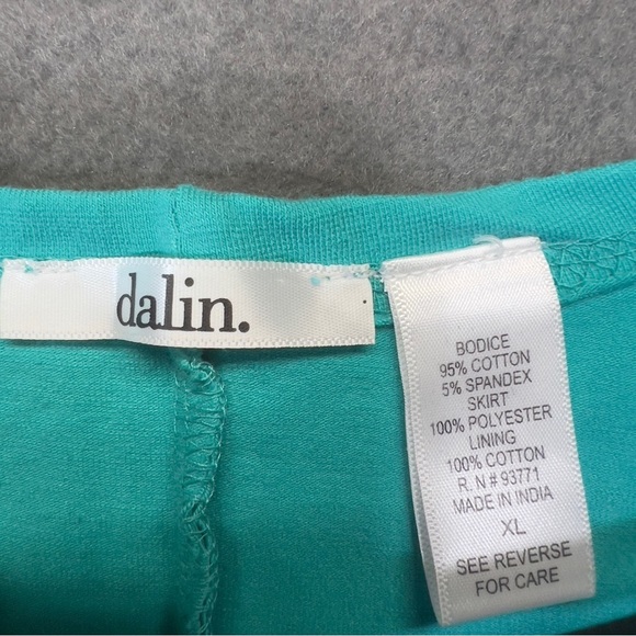 Nwt turquoise floral xl Dalin floral womens dress 2 way wear - Picture 12 of 13